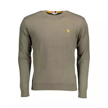 Зеленый хлопковый свитер U.S. Polo Assn.