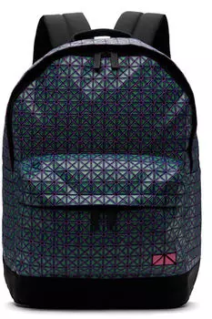 Зеленый и фиолетовый рюкзак для дневного ношения Rough Backpack BAO BAO ISSEY MIYAKE