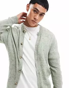 Зеленый кардиган ASOS DESIGN