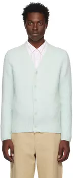 Зеленый кардиган с начесом AMI Alexandre Mattiussi