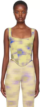 Зеленый корсет цвета морской волны BINYA