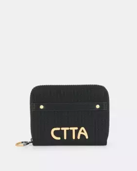 Зеленый кошелек Caminatta, черный