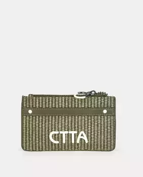 Зеленый кошелек-держатель для карт Caminatta, зеленый