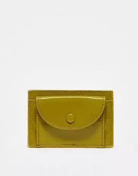 Зеленый лакированный визитница ASOS
