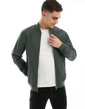 Зеленый легкий бомбер ASOS