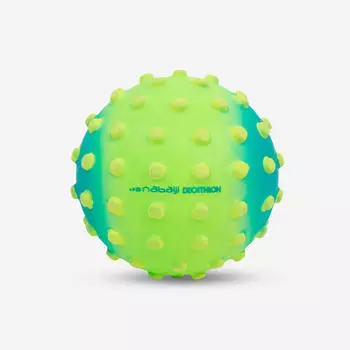 Зеленый маленький мяч для обучения плаванию с желтыми точками Watko