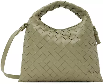 Зеленый мини-сумка для хмеля Bottega Veneta, Travertine
