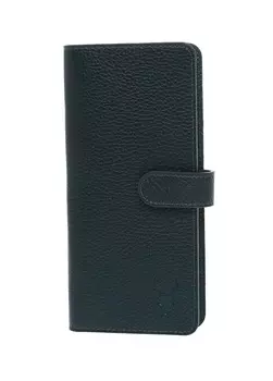 Зеленый мужской кожаный кошелек Carrera