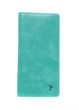 Зеленый мужской кожаный кошелек Fabrika