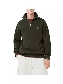 Зеленый мужской свитшот Lacoste