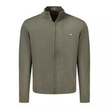 Зеленый полиамидный мужской кардиган Geographical Norway
