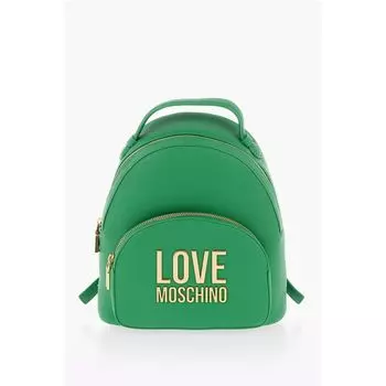 Зеленый полиэтиленовый рюкзак Moschino, Green