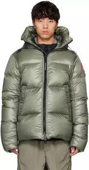 Зеленый пуховик Crofton Canada Goose