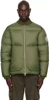 Зеленый пуховик Moncler Diya