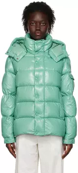 Зеленый пуховик Moncler Maya 70