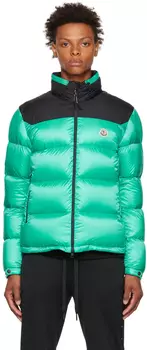 Зеленый пуховик Peuplier Moncler