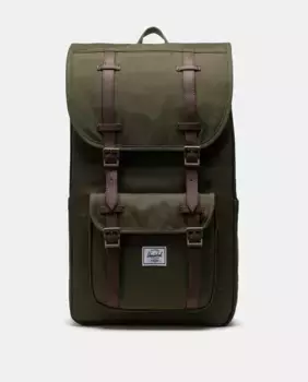 Зеленый рюкзак Herschel Little America, темно-зеленый