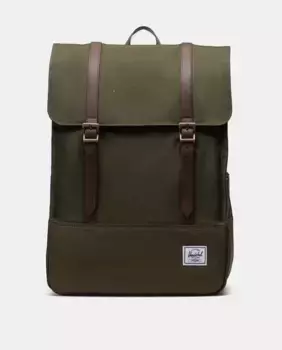 Зеленый рюкзак Herschel Supply Survey, темно-зеленый