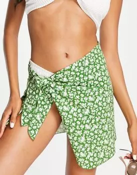 Зеленый саронг с завязками на талии & Other Stories