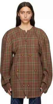 Зеленый шейхский бушлат Vivienne Westwood