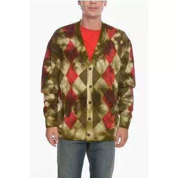 Зеленый шерстяной кардиган Diesel, Green