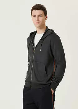 Зеленый шерстяной свитшот с капюшоном Paul Smith