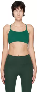 Зеленый спортивный бюстгальтер Juliet Girlfriend Collective