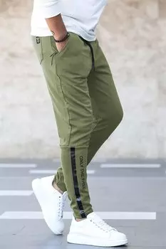 Зеленый спортивный костюм с принтом 4213 MADMEXT