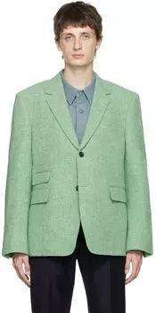 Зеленый спортивный пиджак Thom Browne