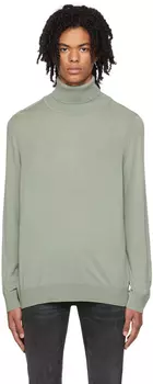 Зеленый свитер с круглым вырезом Paul Smith