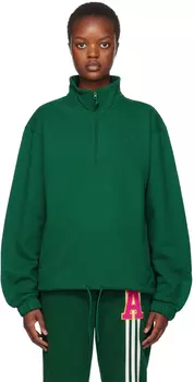Зеленый свитшот adidas Originals Adicolor Contempo