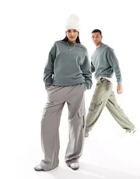 Зеленый свитшот оверсайз ASOS DESIGN