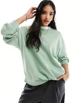 Зеленый свитшот оверсайз ASOS DESIGN