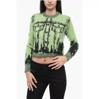 Зеленый тканевый свитер Diesel, Green