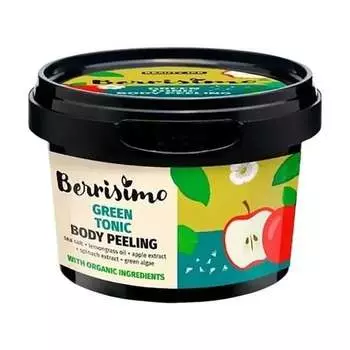 Зеленый тоник, Пилинг для тела, 400г Beauty Jar, Berrisimo