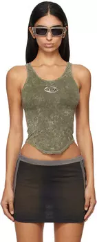 Зеленый топ-майка T-Avena-P1 Diesel