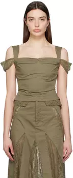 Зеленый топ Renata Miaou