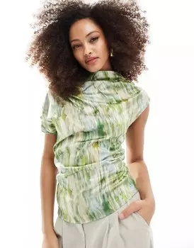 Зеленый топ Scalpers