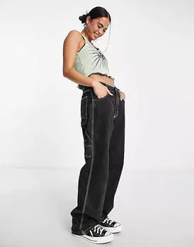 Зеленый трикотажный жилет Tammy Girl Y2K с черным гранж-графиком