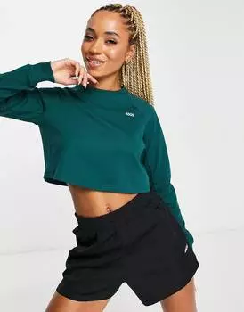 Зеленый укороченный спортивный свитер ASOS 4505