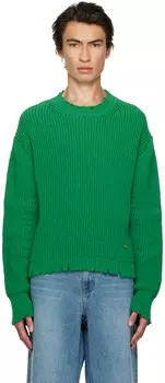 Зеленый винтажный круглый вырез Recto