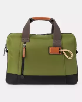 Зеленый водоотталкивающий держатель для документов Scharlau