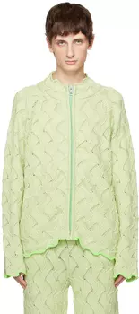 Зеленый волнистый кардиган Robyn Lynch