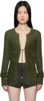 Зеленый вязаный кардиган Teria 16Arlington