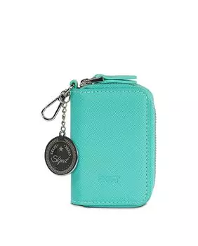 Зеленый женский ключник Siena на молнии SKPAT, зеленый