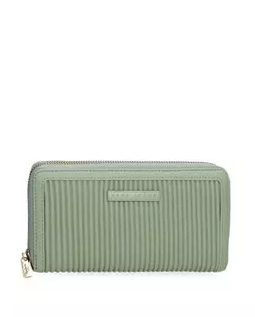 Зеленый женский кошелек Aurora на молнии Pepe Jeans, зеленый