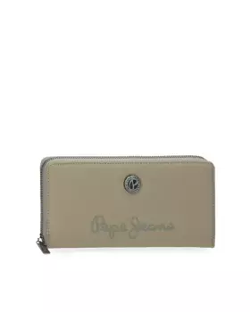 Зеленый женский кошелек на молнии Corin Pepe Jeans, зеленый