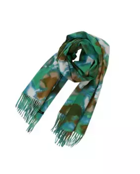 Зеленый женский шарф Flavia Don Algodn, зеленый