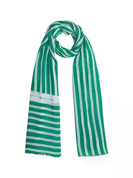Зеленый женский шарф Tommy Hilfiger