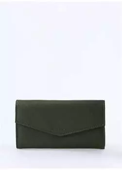 Зеленый женский веганский кошелек размером 19X95X2 см Frk 507 Flt Fabrika, зеленый